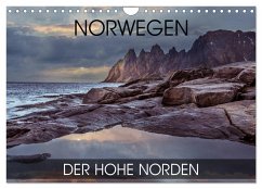 Norwegen - der hohe Norden (Wandkalender 2025 DIN A4 quer), CALVENDO Monatskalender