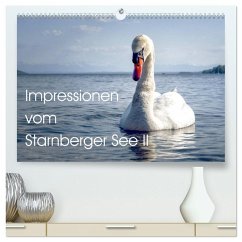 Impressionen vom Starnberger See II (hochwertiger Premium Wandkalender 2025 DIN A2 quer), Kunstdruck in Hochglanz