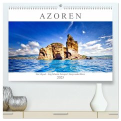 A Z O R E N (hochwertiger Premium Wandkalender 2025 DIN A2 quer), Kunstdruck in Hochglanz - Calvendo;Schmöe, Jörg