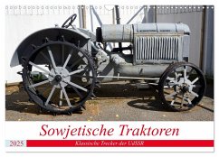 Sowjetische Traktoren - Klassische Trecker der UdSSR (Wandkalender 2025 DIN A3 quer), CALVENDO Monatskalender