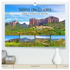 Sierra de Guara - Ausflug in die spanischen Pyrenäen (hochwertiger Premium Wandkalender 2025 DIN A2 quer), Kunstdruck in Hochglanz