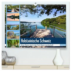 Holsteinische Schweiz - Fünf-Seen-Landschaft (hochwertiger Premium Wandkalender 2025 DIN A2 quer), Kunstdruck in Hochglanz - Calvendo;Dreegmeyer, Andrea