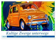 Kultige Zwerge unterwegs (Wandkalender 2025 DIN A3 quer), CALVENDO Monatskalender - Calvendo;Glineur, Jean-Louis