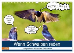 Wenn Schwalben reden (Wandkalender 2025 DIN A3 quer), CALVENDO Monatskalender - Calvendo;P. Frischmuth, Uwe