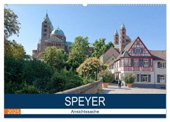 Speyer - Ansichtssache (Wandkalender 2025 DIN A2 quer), CALVENDO Monatskalender