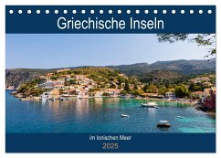 Griechische Inseln im Ionischen Meer (Tischkalender 2025 DIN A5 quer), CALVENDO Monatskalender - Calvendo;Webeler, Janita