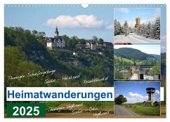 Heimatwanderungen 2025 (Wandkalender 2025 DIN A3 quer), CALVENDO Monatskalender - Calvendo;Müller, Gerdhold