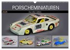 PORSCHEMINIATUREN (Wandkalender 2025 DIN A3 quer), CALVENDO Monatskalender