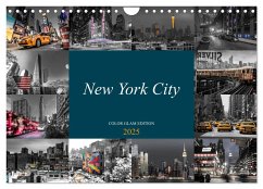 New York City - Color Glam Edition (Wandkalender 2025 DIN A4 quer), CALVENDO Monatskalender
