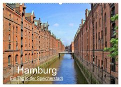 Hamburg - Ein Tag in der Speicherstadt (Wandkalender 2025 DIN A2 quer), CALVENDO Monatskalender