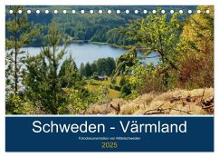 Schweden - Värmland (Tischkalender 2025 DIN A5 quer), CALVENDO Monatskalender