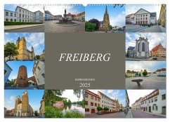 Freiberg Impressionen (Wandkalender 2025 DIN A2 quer), CALVENDO Monatskalender - Calvendo;Meutzner, Dirk