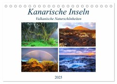 Kanarische Inseln - Vulkanische Naturschönheiten (Tischkalender 2025 DIN A5 quer), CALVENDO Monatskalender