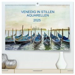 Venedig in stillen Aquarellen (hochwertiger Premium Wandkalender 2025 DIN A2 quer), Kunstdruck in Hochglanz - Calvendo;Kraus, Gerhard