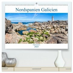 Nordspanien Galicien (hochwertiger Premium Wandkalender 2025 DIN A2 quer), Kunstdruck in Hochglanz