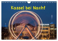 Kassel bei Nacht (Wandkalender 2025 DIN A4 quer), CALVENDO Monatskalender - Calvendo;Martin, Wilfried