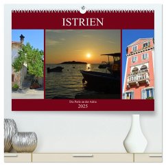 Istrien - Die Perle an der Adria (hochwertiger Premium Wandkalender 2025 DIN A2 quer), Kunstdruck in Hochglanz