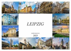 Cover Leipzig Impressionen (Wandkalender 2025 DIN A3 quer), CALVENDO Monatskalender