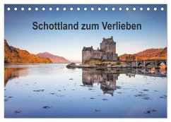 Schottland zum Verlieben (Tischkalender 2025 DIN A5 quer), CALVENDO Monatskalender - Calvendo;Berger, Anne