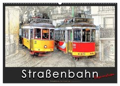 Straßenbahn Faszination (Wandkalender 2025 DIN A2 quer), CALVENDO Monatskalender - Calvendo;Roder, Peter