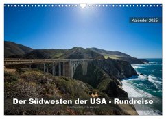 Der Südwesten der USA - Rundreise (Wandkalender 2025 DIN A3 quer), CALVENDO Monatskalender