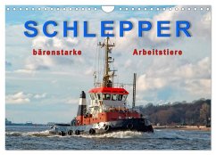 Schlepper - bärenstarke Arbeitstiere (Wandkalender 2025 DIN A4 quer), CALVENDO Monatskalender