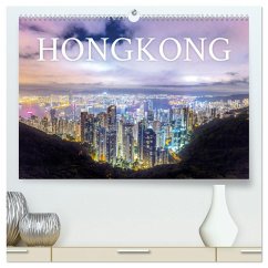 Hongkong - eine einzigartige Weltstadt (hochwertiger Premium Wandkalender 2025 DIN A2 quer), Kunstdruck in Hochglanz