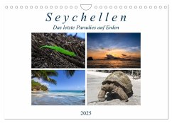 Seychellen - Das letzte Paradies auf Erden (Wandkalender 2025 DIN A4 quer), CALVENDO Monatskalender - Calvendo;Härlein, Peter