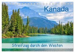 Kanada - Streifzug durch den Westen (Tischkalender 2025 DIN A5 quer), CALVENDO Monatskalender