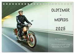 Oldtimer Mopeds - fotografiert von Michael Allmaier (Tischkalender 2025 DIN A5 quer), CALVENDO Monatskalender - Calvendo;Allmaier, Michael