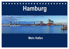 Hamburg - Mein Hafen (Tischkalender 2025 DIN A5 quer), CALVENDO Monatskalender