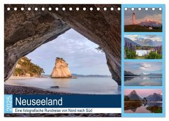 Neuseeland - Eine fotografische Rundreise von Nord nach Süd (Tischkalender 2025 DIN A5 quer), CALVENDO Monatskalender - Calvendo;Kruse, Joana