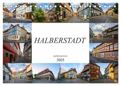 Halberstadt Impressionen (Tischkalender 2025 DIN A5 quer), CALVENDO Monatskalender - Calvendo;Meutzner, Dirk