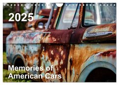 Memories of American Cars (Wandkalender 2025 DIN A4 quer), CALVENDO Monatskalender