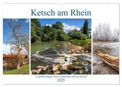 Ketsch am Rhein (Wandkalender 2025 DIN A2 quer), CALVENDO Monatskalender - Calvendo;Assfalg, Thorsten