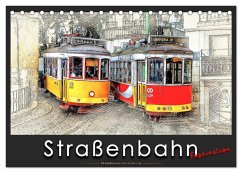 Straßenbahn Faszination (Tischkalender 2025 DIN A5 quer), CALVENDO Monatskalender