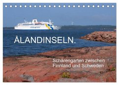 Ålandinseln. Schärengarten zwischen Finnland und Schweden (Tischkalender 2025 DIN A5 quer), CALVENDO Monatskalender