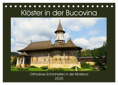 Klöster in der Bucovina (Tischkalender 2025 DIN A5 quer), CALVENDO Monatskalender