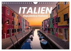 Italien - einzigartige Motive (Wandkalender 2025 DIN A4 quer), CALVENDO Monatskalender