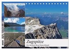 Zugspitze - Der höchste Berg Deutschlands (Tischkalender 2025 DIN A5 quer), CALVENDO Monatskalender