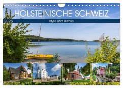 HOLSTEINISCHE SCHWEIZ Idylle und Historie (Wandkalender 2025 DIN A4 quer), CALVENDO Monatskalender - Calvendo;Viola, Melanie