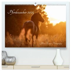 Pferdezauber 2025 (hochwertiger Premium Wandkalender 2025 DIN A2 quer), Kunstdruck in Hochglanz - Calvendo;Kauer Photography, Max
