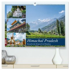 Himachal Pradesh - Bezaubernde Bergwelt im Himalaya (hochwertiger Premium Wandkalender 2025 DIN A2 quer), Kunstdruck in Hochglanz - Calvendo;Leonhardy, Thomas
