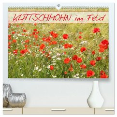 Klatschmohn im Feld (hochwertiger Premium Wandkalender 2025 DIN A2 quer), Kunstdruck in Hochglanz - Calvendo;Kruse, Gisela