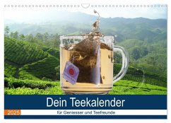 Dein Teekalender für Geniesser und Teefreunde (Wandkalender 2025 DIN A3 quer), CALVENDO Monatskalender