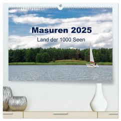 Masuren 2025 - Land der 1000 Seen (hochwertiger Premium Wandkalender 2025 DIN A2 quer), Kunstdruck in Hochglanz