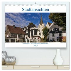 Stadtansichten, Gummersbach (hochwertiger Premium Wandkalender 2025 DIN A2 quer), Kunstdruck in Hochglanz