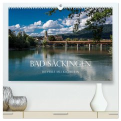 Bad Säckingen - Die Perle am Hochrhein (hochwertiger Premium Wandkalender 2025 DIN A2 quer), Kunstdruck in Hochglanz