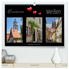 Bezauberndes Meißen (hochwertiger Premium Wandkalender 2025 DIN A2 quer), Kunstdruck in Hochglanz