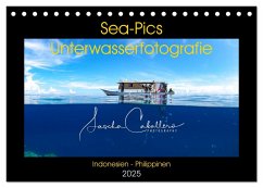 Sea-Pics Unterwasserfotografie (Tischkalender 2025 DIN A5 quer), CALVENDO Monatskalender